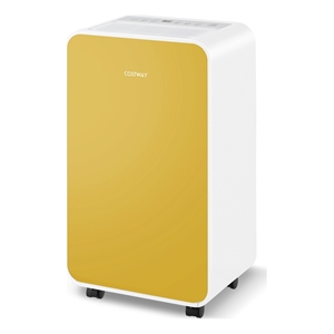 9 Pint(DOE) Portable Dehumidifier 2500 Sq.ft Coverage Area Yellow