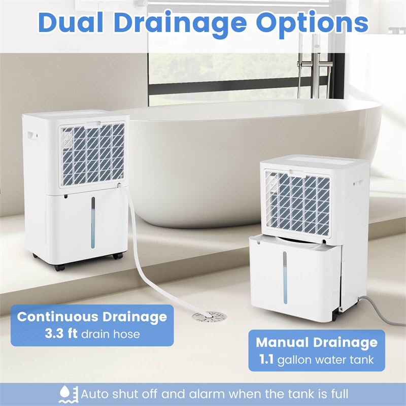 16 Pint(DOE) Dehumidifier For Home 4500 Sq.ft Coverage Area White