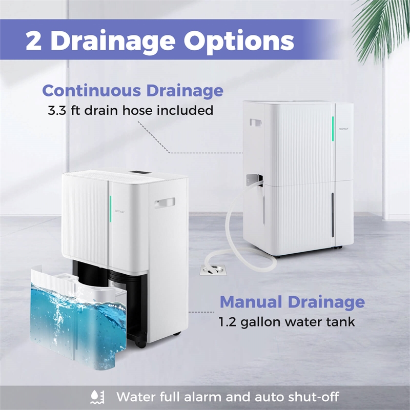 22 Pint(DOE) Dehumidifier for Home 6000 Sq.Ft Dehumidifier White