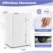 35 Pint(DOE) Dehumidifier for Home 8000 Sq.Ft Dehumidifier White