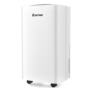 9 Pint (DOE) Portable Dehumidifier 1500 Sq.ft Coverage Area White