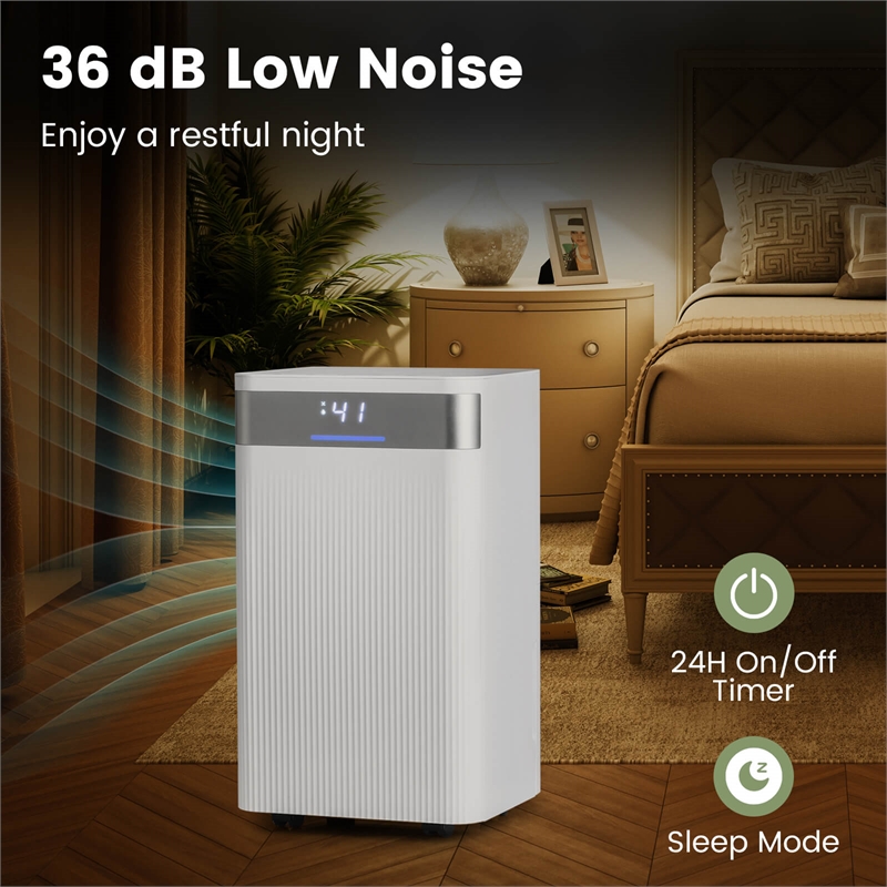 9 Pint(DOE) Dehumidifier 2000 Sq.Ft Coverage Area White