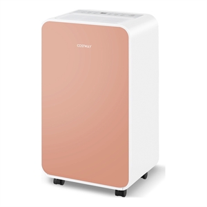 9 Pint(DOE) Portable Dehumidifier 2500 Sq.ft Coverage Area Pink