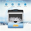 2 in 1 Stainless Steel Countertop Ice Maker Silver