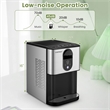 56 lbs Pepple Chewable Countertop Ice Maker Silver
