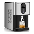 56 lbs Pepple Chewable Countertop Ice Maker Silver