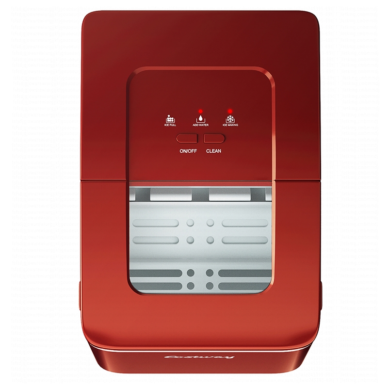 Portable Ice Maker Machine Countertop Self cleaning Red