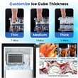 Ice Maker Free with External Drain Pump Silver