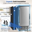 Ice Maker Free with External Drain Pump Silver