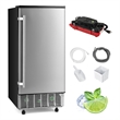 Ice Maker Free with External Drain Pump Silver