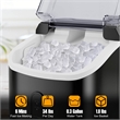 Countertop Ice Maker with Soft Chewable Pellet Black