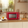 0.7 Cu.ft Retro Countertop Microwave Oven 700W Red