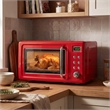 0.7 Cu.ft Retro Countertop Microwave Oven 700W Red
