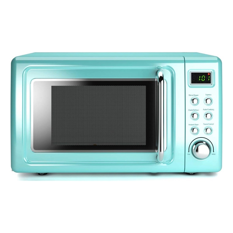 0.7 Cu.ft Retro Countertop Microwave Oven 700W Green