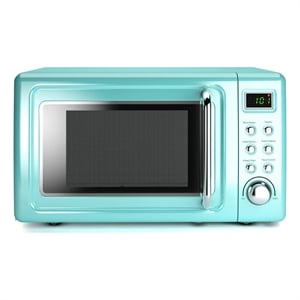 0.7 Cu.ft Retro Countertop Microwave Oven 700W Green