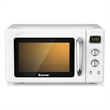 0.9Cu.ft. Retro Countertop Microwave Oven 900W White