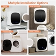 1.5 cu.ft Compact Drying Machine with Stainless Steel Tub White