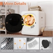 1.5 cu.ft Compact Drying Machine with Stainless Steel Tub White