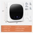 1.5 cu.ft Compact Drying Machine with Stainless Steel Tub White