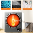 Electric Tumble Compact Laundry Dryer 1.5 Cu.ft Gray