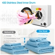 1350W Electric Compact Laundry Dryer 13.2 LBS White