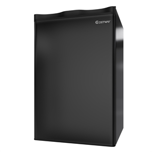 3.2 Cu.Ft. Compact Refrigerator Mini Dorm Small Fridge Freezer Reversible Door Black Metal