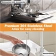 450W Electric Tomato Strainer Grade Stainless Steel Saucer Maker Silver
