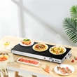 22''x 14'' Electric Warming Tray Hot Plate Dish Warmer w/ Adjustable Temperature Silver Stainless Steel
