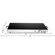 22''x 14'' Electric Warming Tray Hot Plate Dish Warmer w/ Adjustable Temperature Silver Stainless Steel