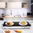 22''x 14'' Electric Warming Tray Hot Plate Dish Warmer w/ Adjustable Temperature Silver Stainless Steel