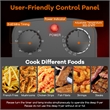 3 Liter Electric Deep Fryer 1700W Oil Fryer with Detachable Frying Basket Black