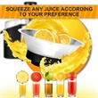 Electric Juicer Wide Mouth Fruit & Vegetable Centrifugal Juice Extractor 2 Speed Silver Plastic