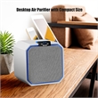 Desktop HEPA Air Purifier Home Air Cleaner W/ 2-in-1 Composite HEPA Filter White