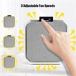 Desktop HEPA Air Purifier Home Air Cleaner W/ 2-in-1 Composite HEPA Filter White