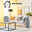 Desktop HEPA Air Purifier Home Air Cleaner W/ 2-in-1 Composite HEPA Filter White