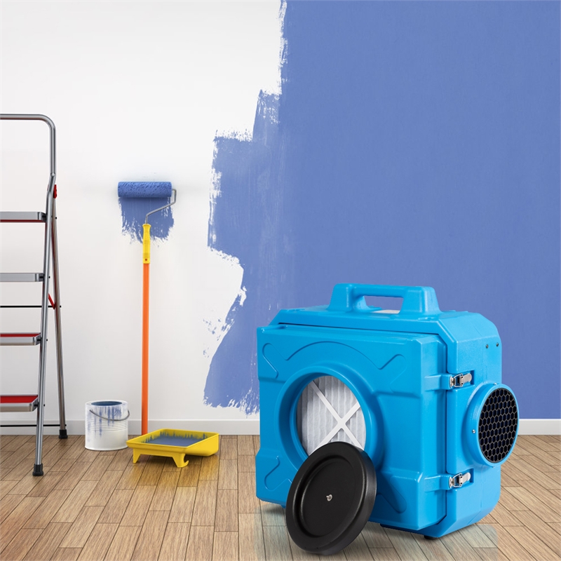 Industrial Commercial Hape Air Purifier Negative Air Purifier 500-2000sq.ft Blue