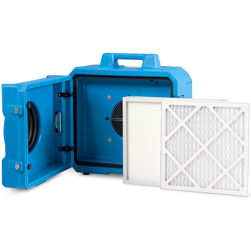 Industrial Commercial Hape Air Purifier Negative Air Purifier 500-2000sq.ft Blue