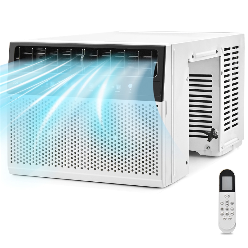 8100 BTU (12000 BTU Ashrae) Window Air Conditioner w/Remote White