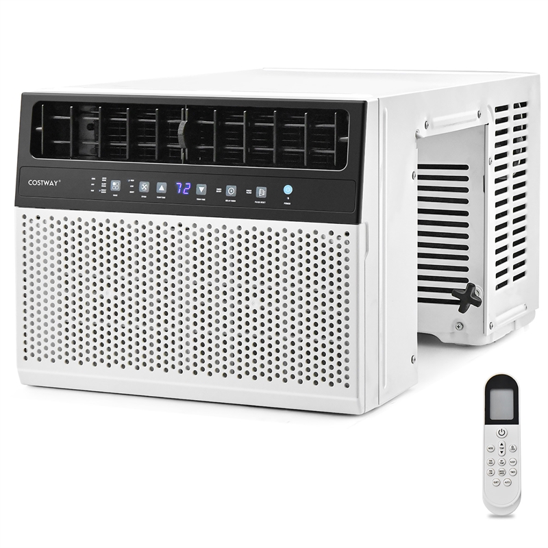 8100 BTU (12000 BTU Ashrae) Window Air Conditioner w/Remote White