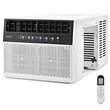 8100 BTU (12000 BTU Ashrae) Window Air Conditioner w/Remote White