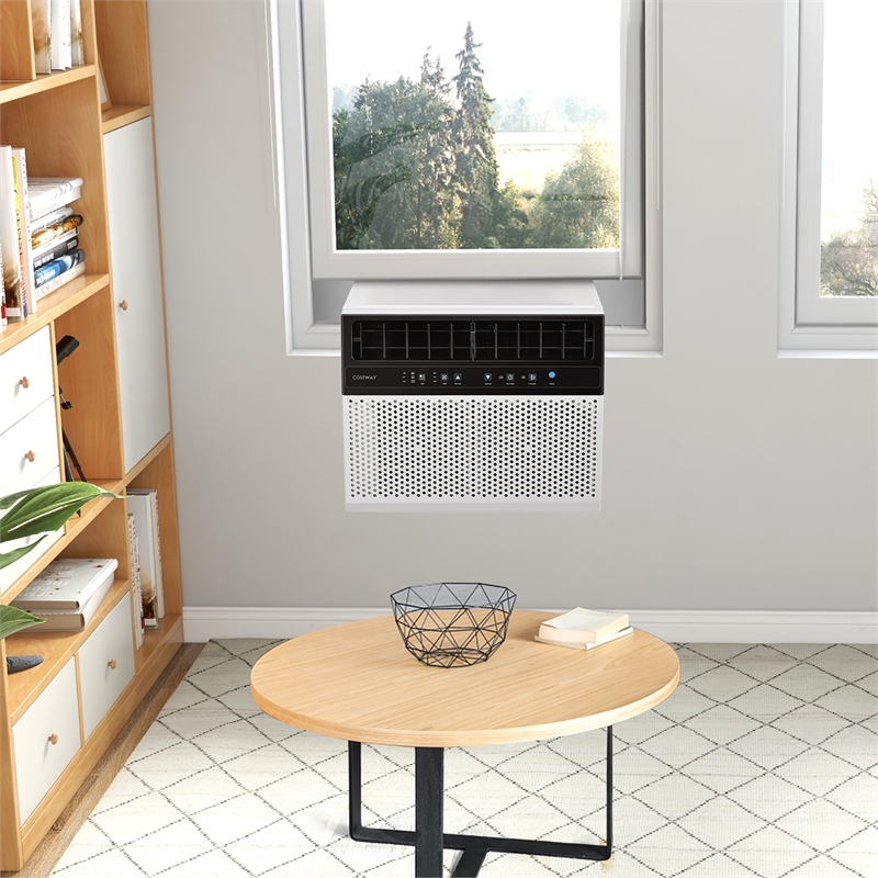 6300 BTU (10000 BTU Ashrae) Window Air Conditioner w/LED Control Panel White