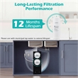 Replacement PCT Filter for AW-RB20/AW-RB05 Under-Sink Reverse Osmosis System White Plastic
