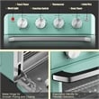 Air Fryer Toaster Oven 19 QT Dehydrate Convection Ovens w/ 5 Accessories Green
