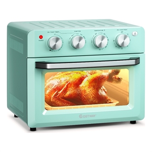 Air Fryer Toaster Oven 19 QT Dehydrate Convection Ovens w/ 5 Accessories Green