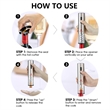 6 in 1Electric Wine Bottle Opener Set Rechargeable Cordless Corkscrew Opener Set Black Stainless Steel