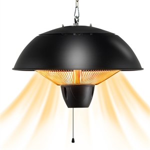 1500W Electric Outdoor Hanging Patio Heater w/ IPX4 Waterproof