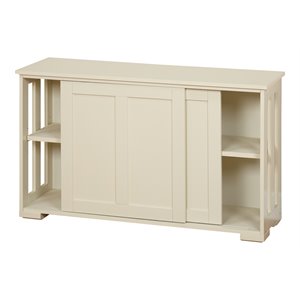tms pacific transitional engineered wood storage cabinets in white