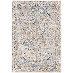 laila laa-2310 2' x 3' rug in teal/sage/burnt orange/saffron/gray/cream