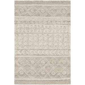 maroc mar-2300 2' x 3' rug in taupe/ivory/beige/camel/dark brown