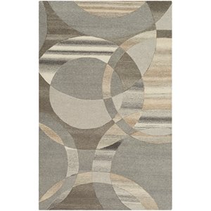 forum fm-7210 10' x 14' rectangle rug brown/charcoal/taupe/khaki/beige/camel